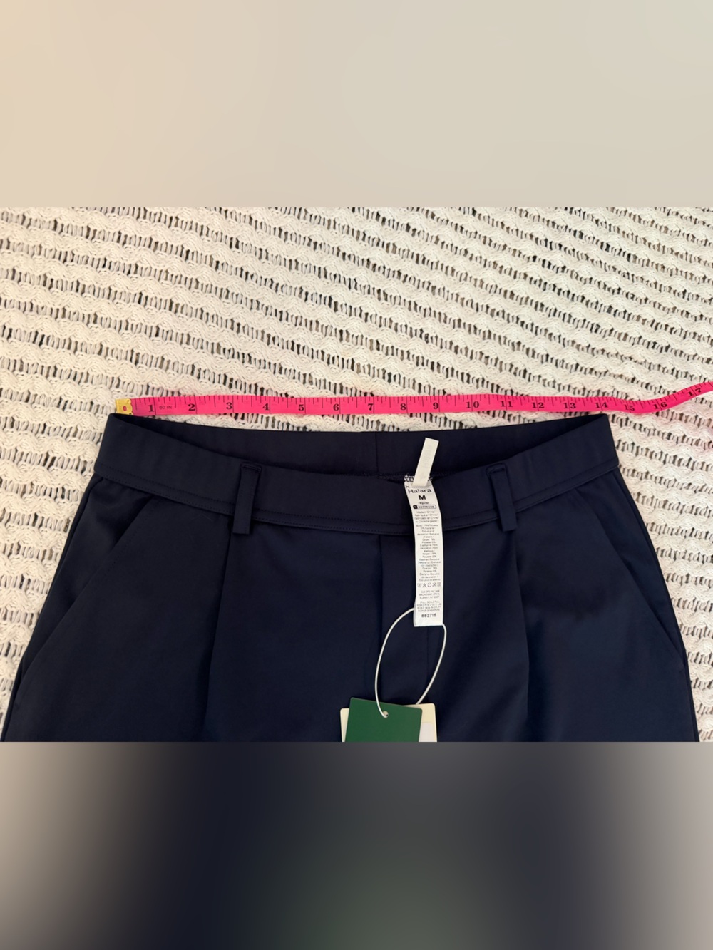 NWT Halara Navy Blue Flex DayStretch High Waisted Work Flare Pant Women’s Size M - Picture 8 of 10